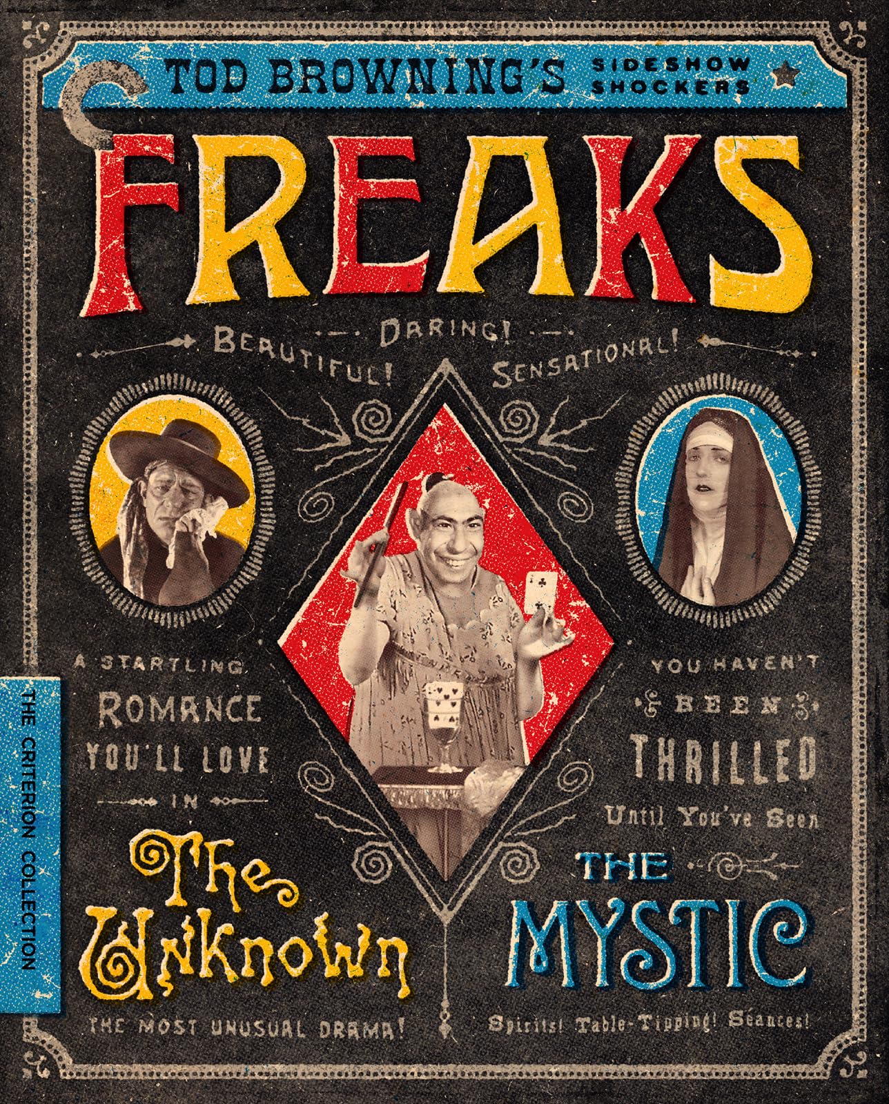 Freaks / The Unknown / The Mystic: Tod Browning's Sideshow Shockers (Blu-ray)