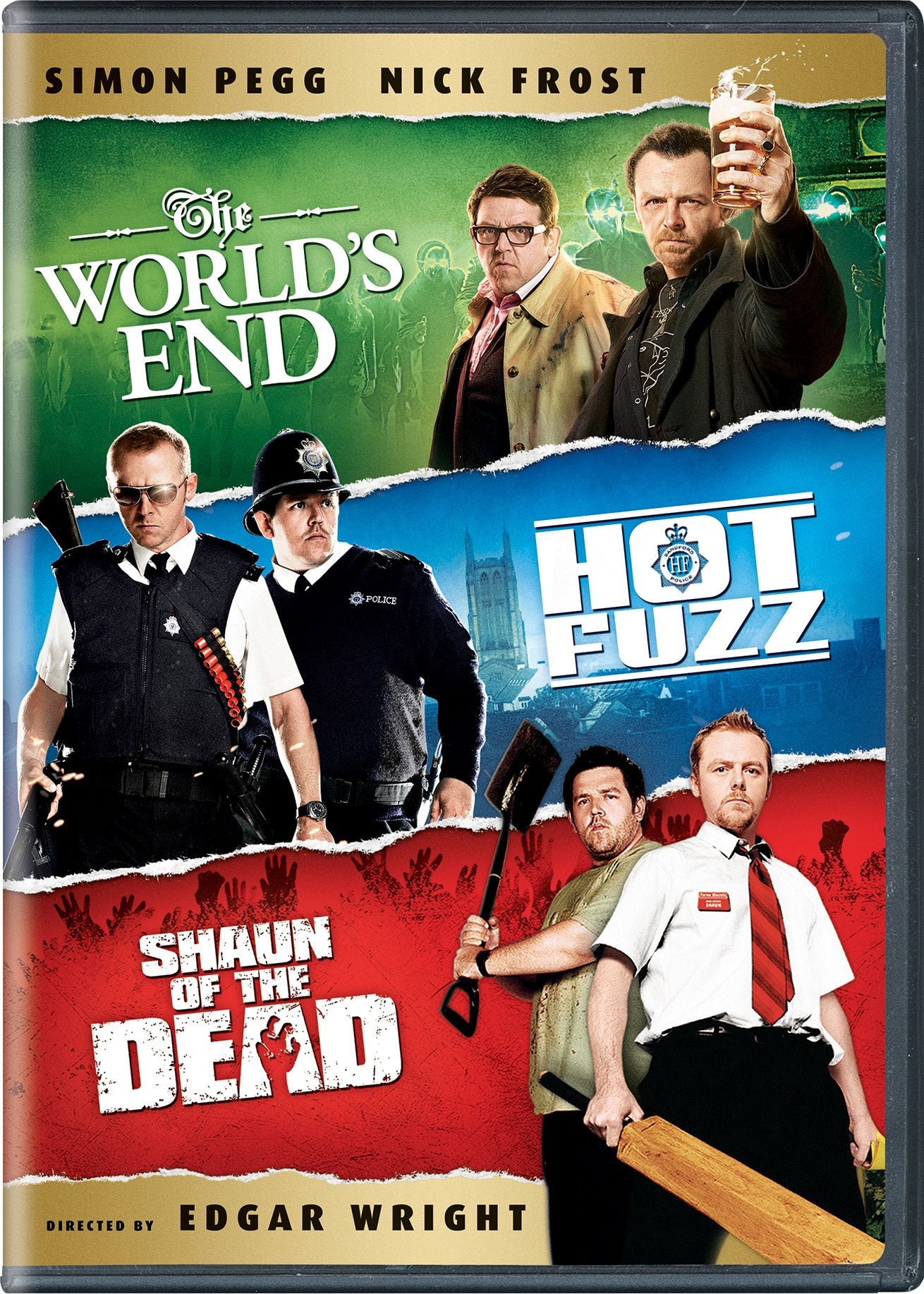 Worlds End, Hot Fuzz, Shaun of the Dead Trilogy (DVD)
