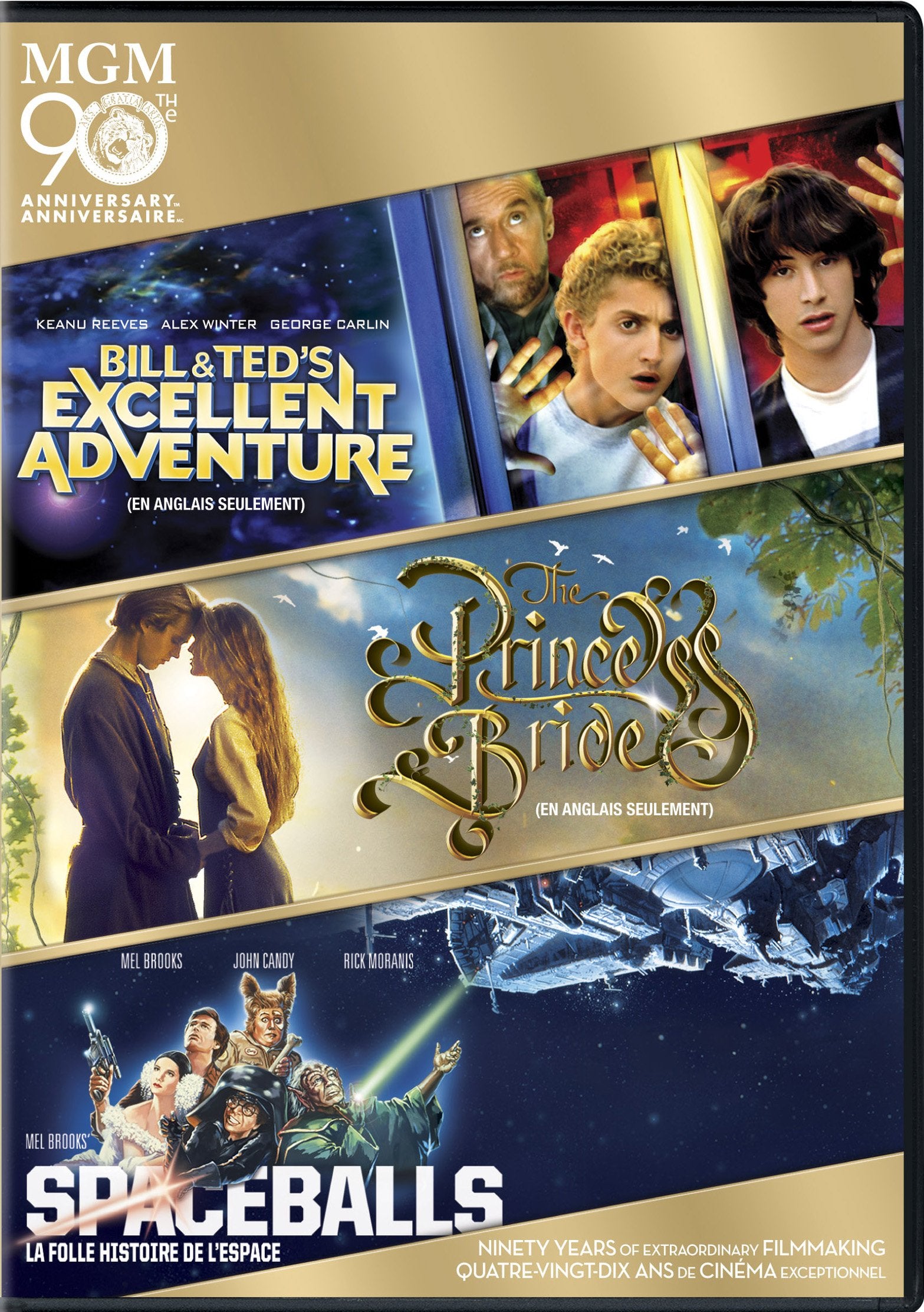 Spaceballs/Bill & Ted's Excellent Adventure/The Princess Bride (Mgm 90Th Anniversary Edition) (DVD)