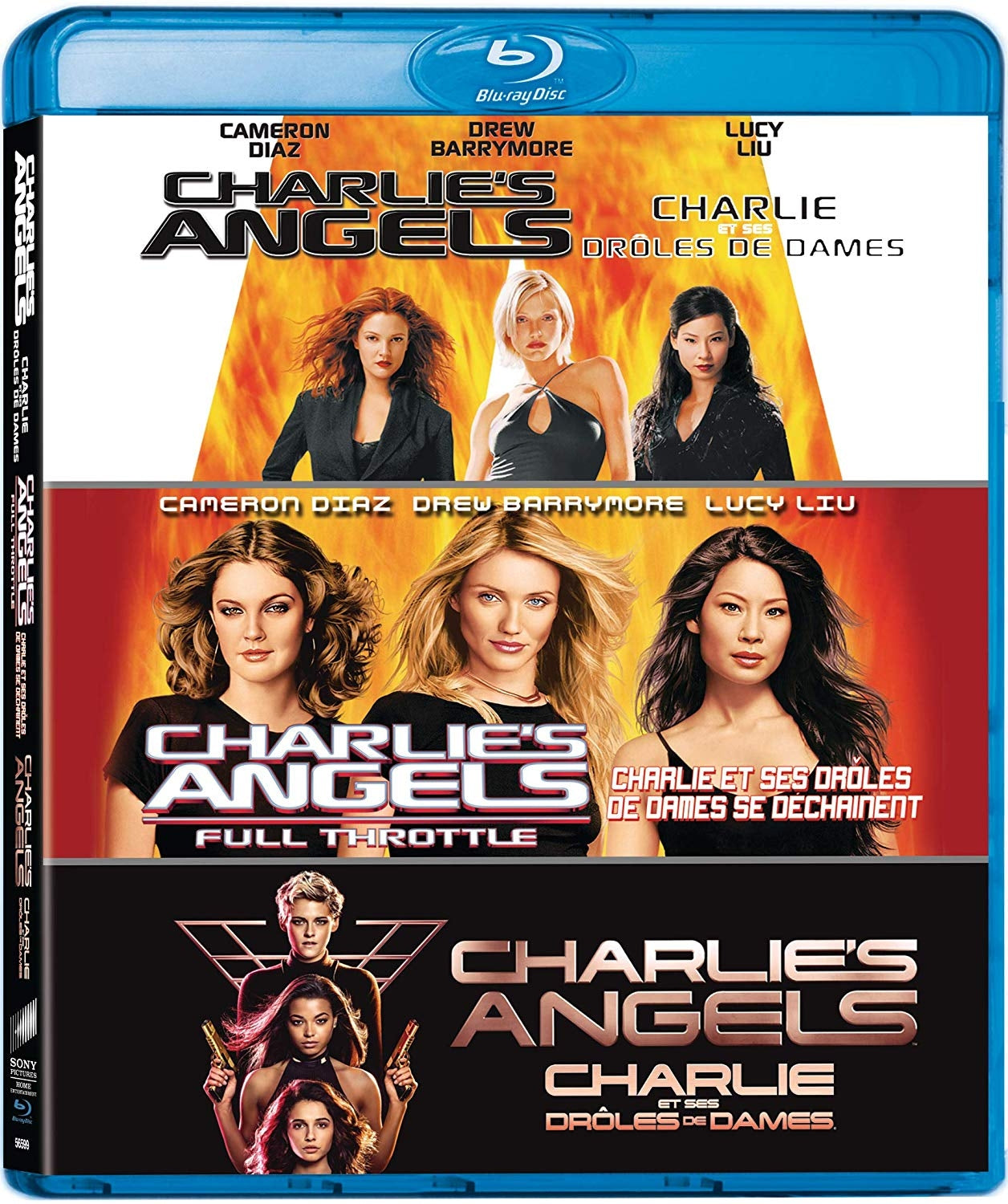 Charlie's Angels/ Charlie's Angels: Full Throttle / Charlie's Angels (2000) (Blu-ray)