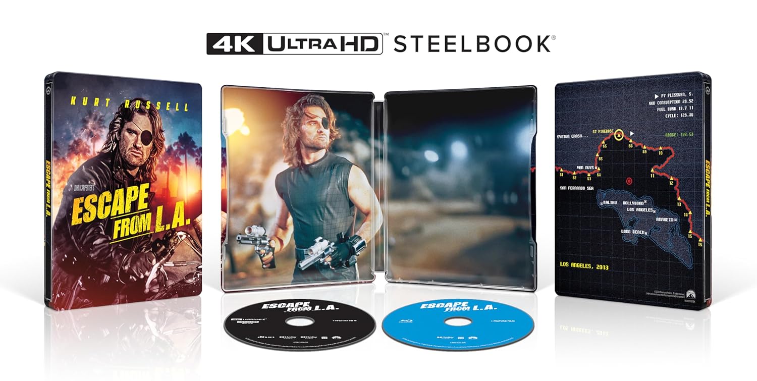 Escape From L.A. (30th Anniversary) [Steelbook] (4K Ultra HD)