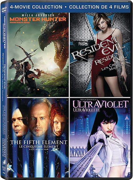 Fifth Element, the / Monster Hunter (2020) / Resident Evil / Ultraviolet (DVD)