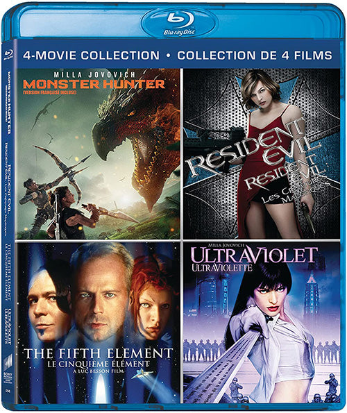 Fifth Element, the / Monster Hunter (2020) / Resident Evil / Ultraviolet (Blu-ray)