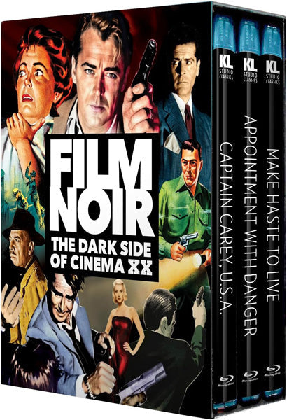 Film Noir:Dark Side Cinema XX [Cpt Carey USA/Appt W/ Danger/Make Haste Live] (Blu-ray)