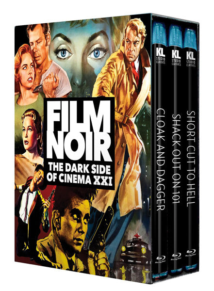 Film Noir:Dark Side of Cinema 21[Cloak&Dagger/Shack Out on 101/Short Cut Hell] (Blu-ray)
