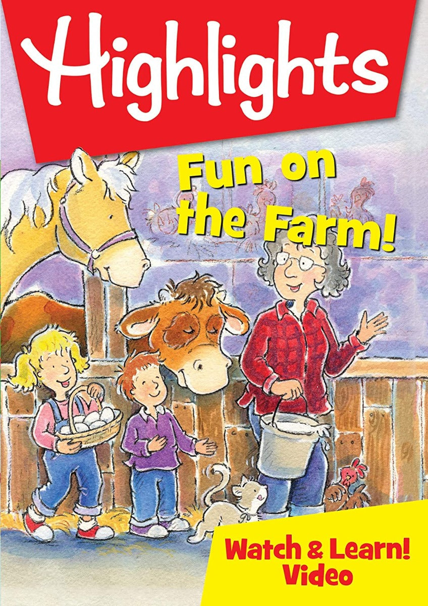 Highlights Watch & Learn!: Funon the Farm! (DVD)