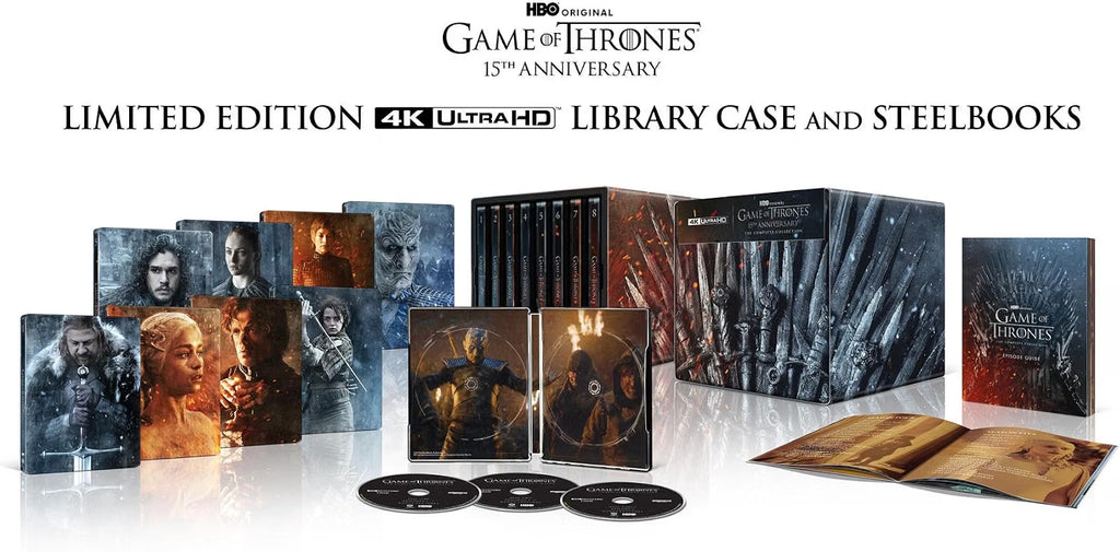 Game of Thrones: The Complete Collection – 15th Anniversary Library Case (4K Ultra HD)