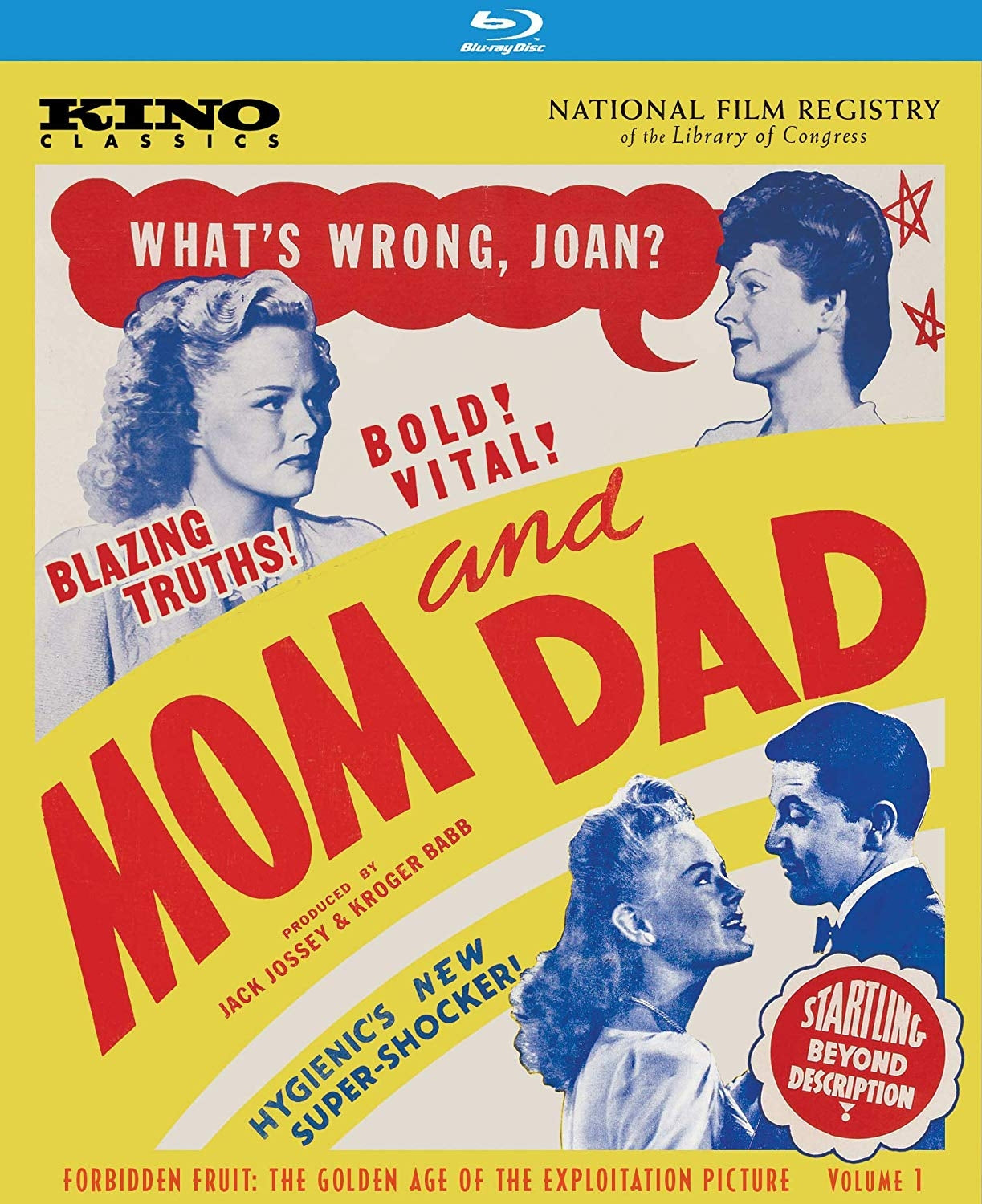Mom and Dad (Forbidden Fruit: The Golden Age of the Exploitation Picture Volume 1) (Blu-ray)