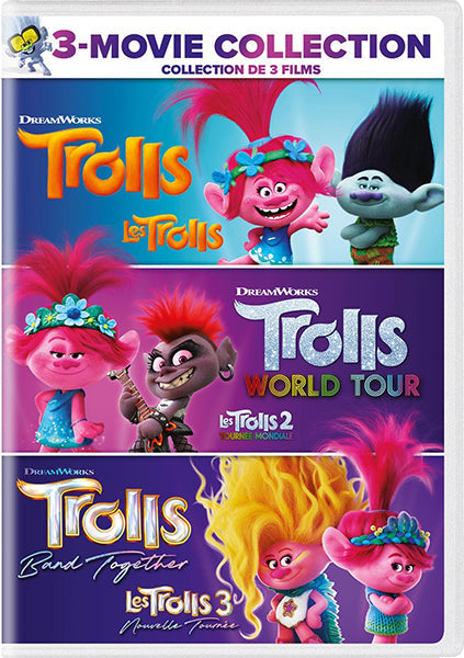 Trolls 3-Movie Collection (DVD)