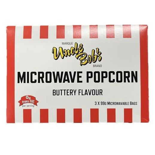 Uncle Bob's Microwave Popcorn (3 Pack)