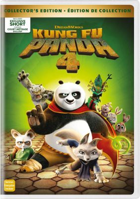 Image of Kung Fu Panda 4 DVD boxart