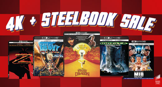 Sony 4K + SteelBook Sale | Cinema 1 In-store and Online